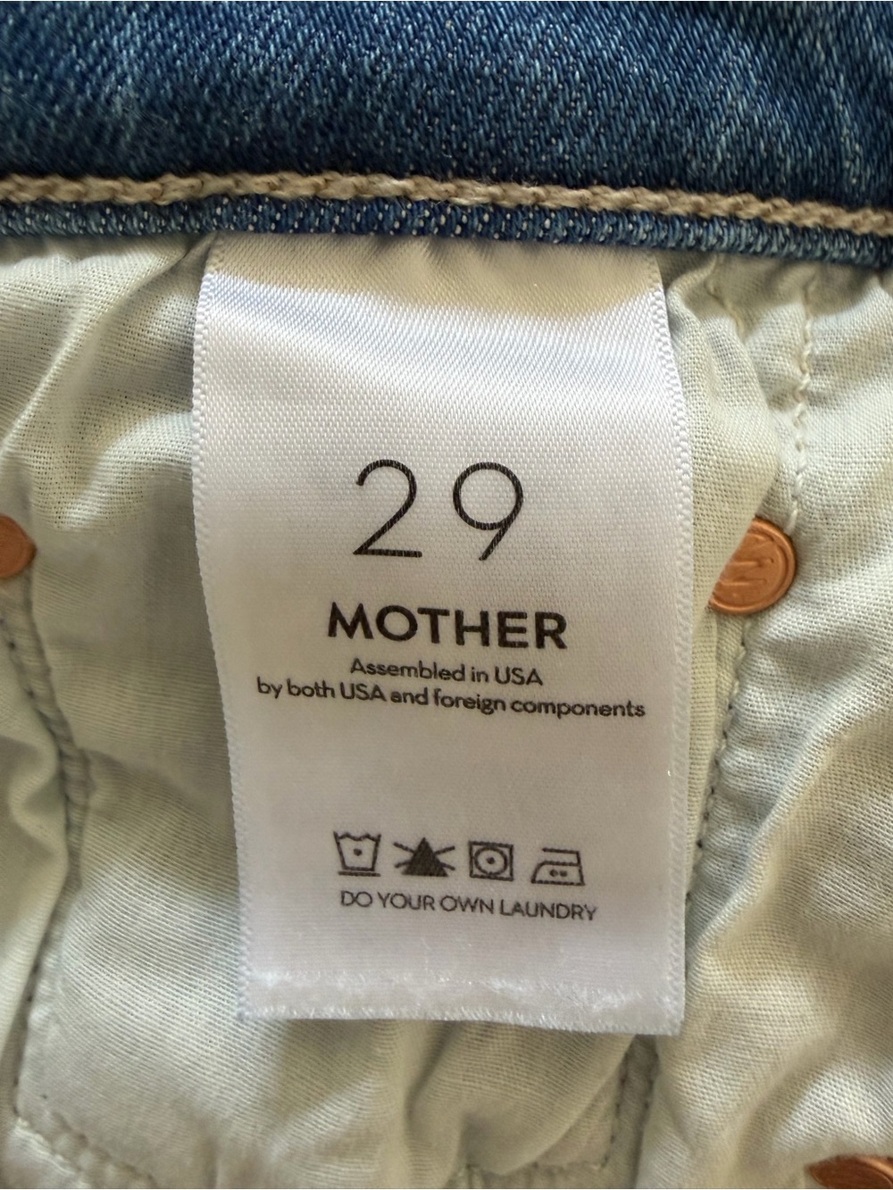 MOTHER Mid Rise Rambler Jeans - Picture 6 of 10